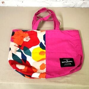 - Kate Spade Canvas Tote Bag Pink Floral